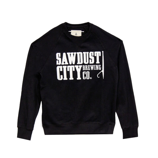 Sawdust City Crewneck Sweater - Black